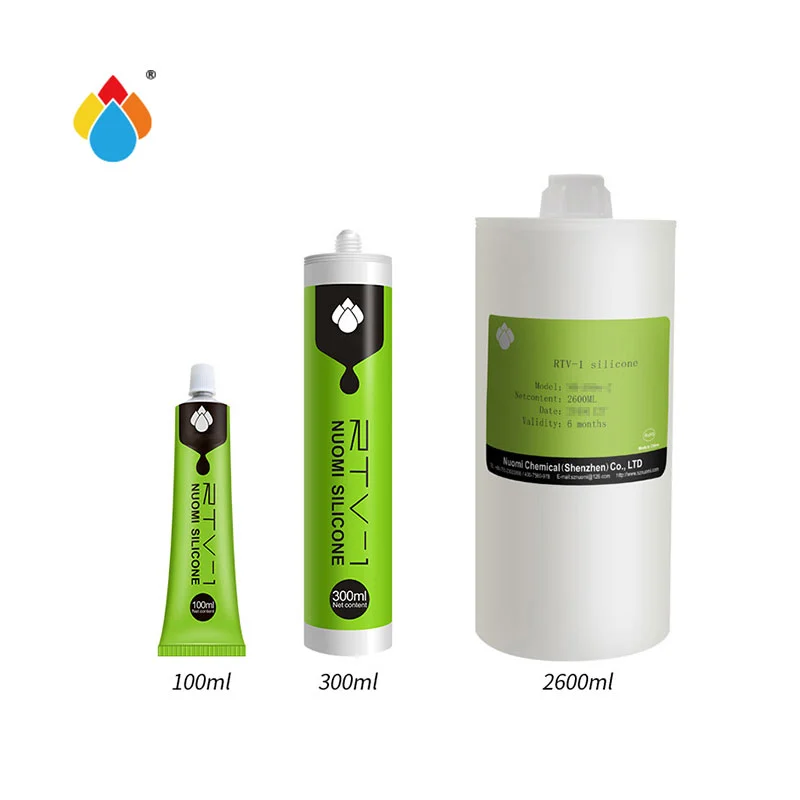 Adesivo de silicone RTV-1 líquido transparente